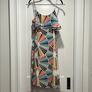 Silk Trina Turk Midi Dress